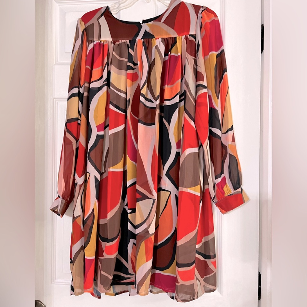 Molly Bracken  Red Multi Print Dress